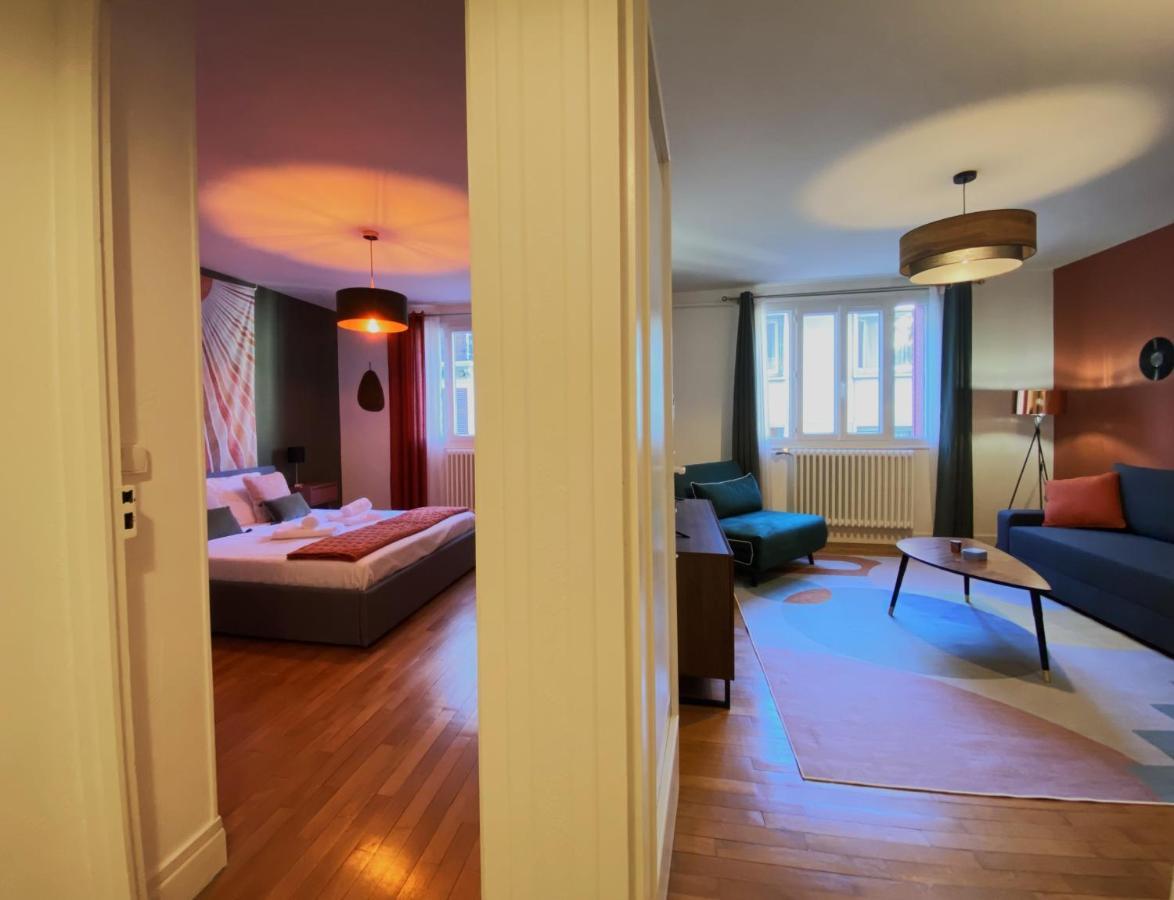 Le Fifties Apartment Vichy Bagian luar foto